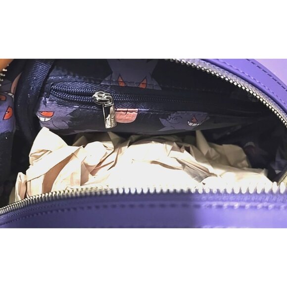 Loungefly Pokemon Gengar Cosplay Mini Backpack Model 0094 Chrome Hardware NEW - Picture 7 of 11